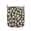 Baseballs 3D Print Collapsible Laundry Basket