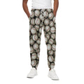 Baseballs 3D Print Cotton Sweatpants