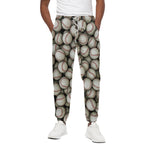 Baseballs 3D Print Cotton Pants