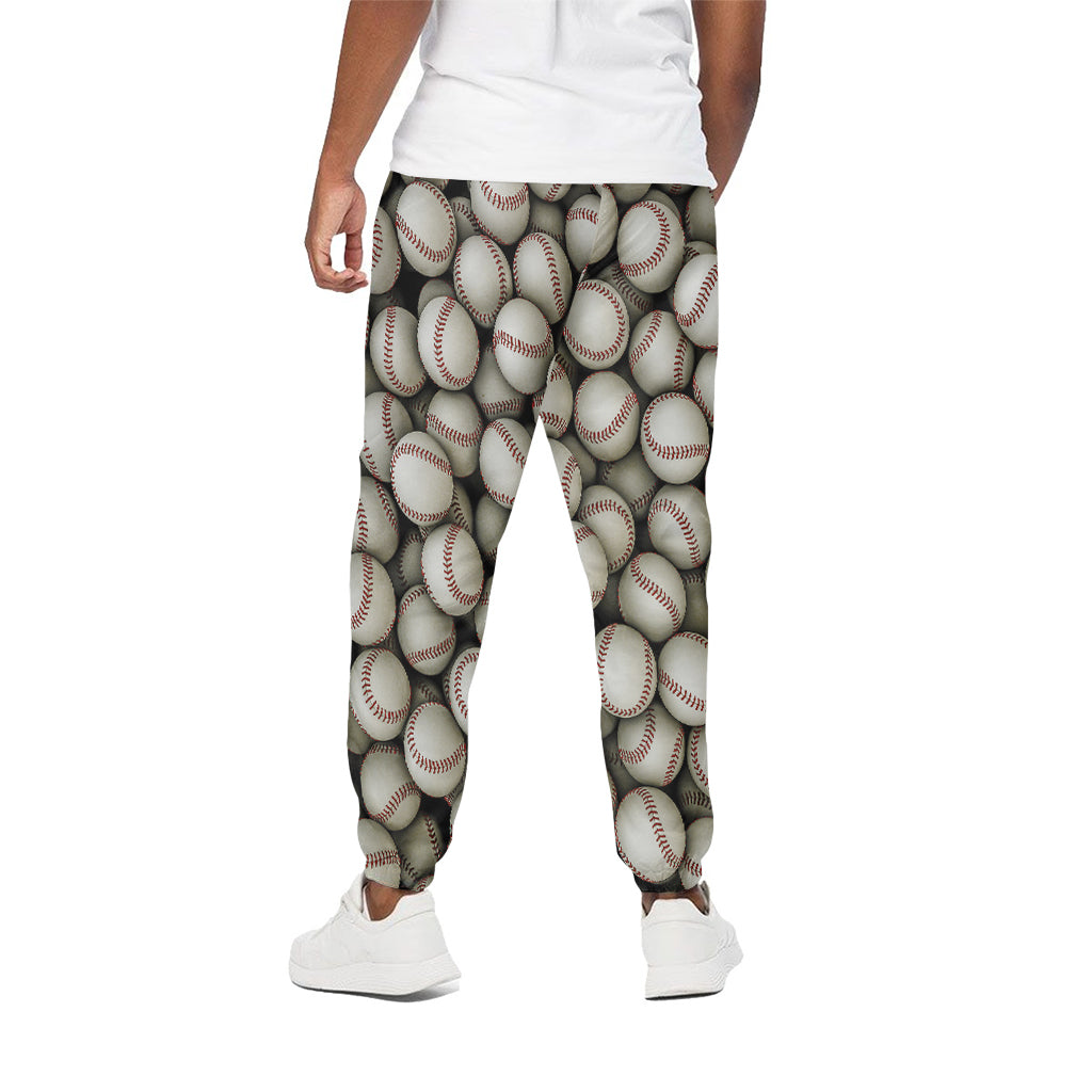 Baseballs 3D Print Cotton Pants