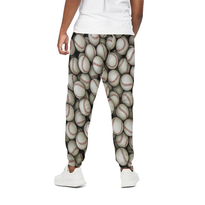 Baseballs 3D Print Cotton Pants