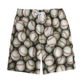 Baseballs 3D Print Cotton Shorts