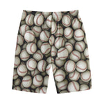 Baseballs 3D Print Cotton Shorts