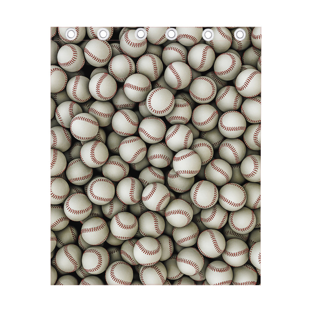 Baseballs 3D Print Curtain
