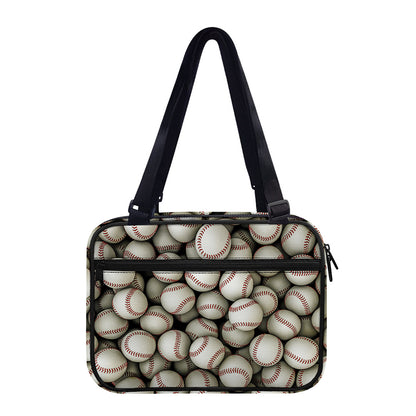 Baseballs 3D Print Double Strap Bible Bag