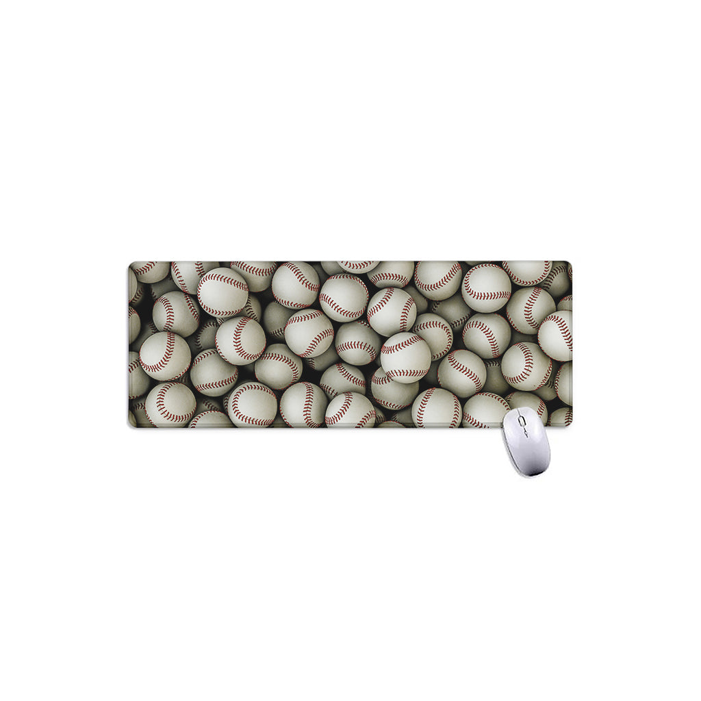 Baseballs 3D Print Extended Mouse Pad