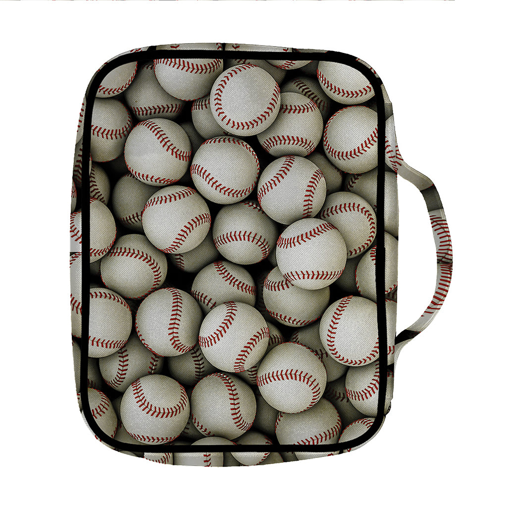 Baseballs 3D Print Front Pocket Bible Bag