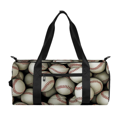 Baseballs 3D Print Gym Bag