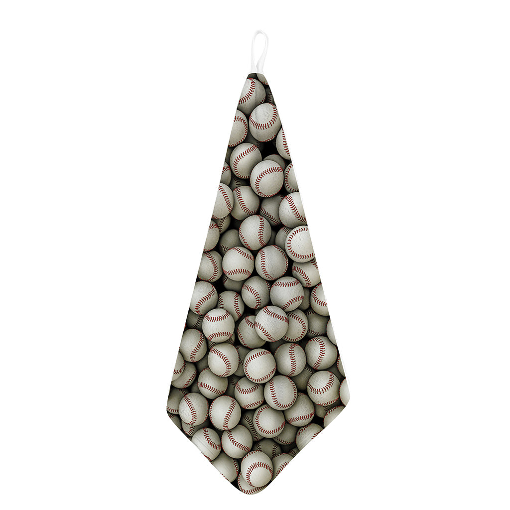 Baseballs 3D Print Hand Towel