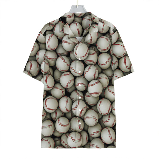 Baseballs 3D Print Hawaiian Shirt