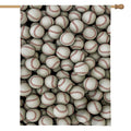 Baseballs 3D Print House Flag