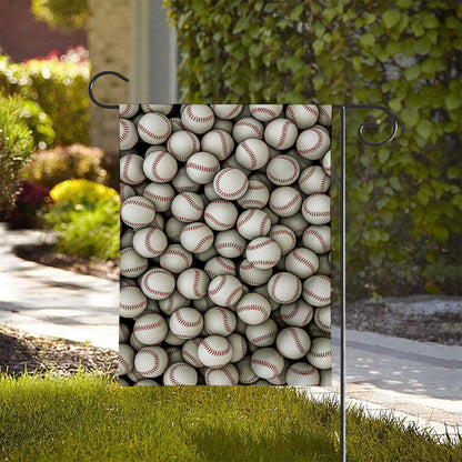 Baseballs 3D Print House Flag
