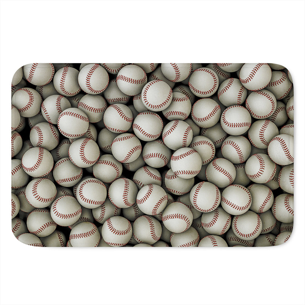 Baseballs 3D Print Indoor Door Mat