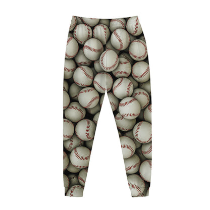 Baseballs 3D Print Jogger Pants