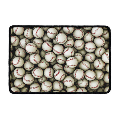 Baseballs 3D Print Kitchen Mat