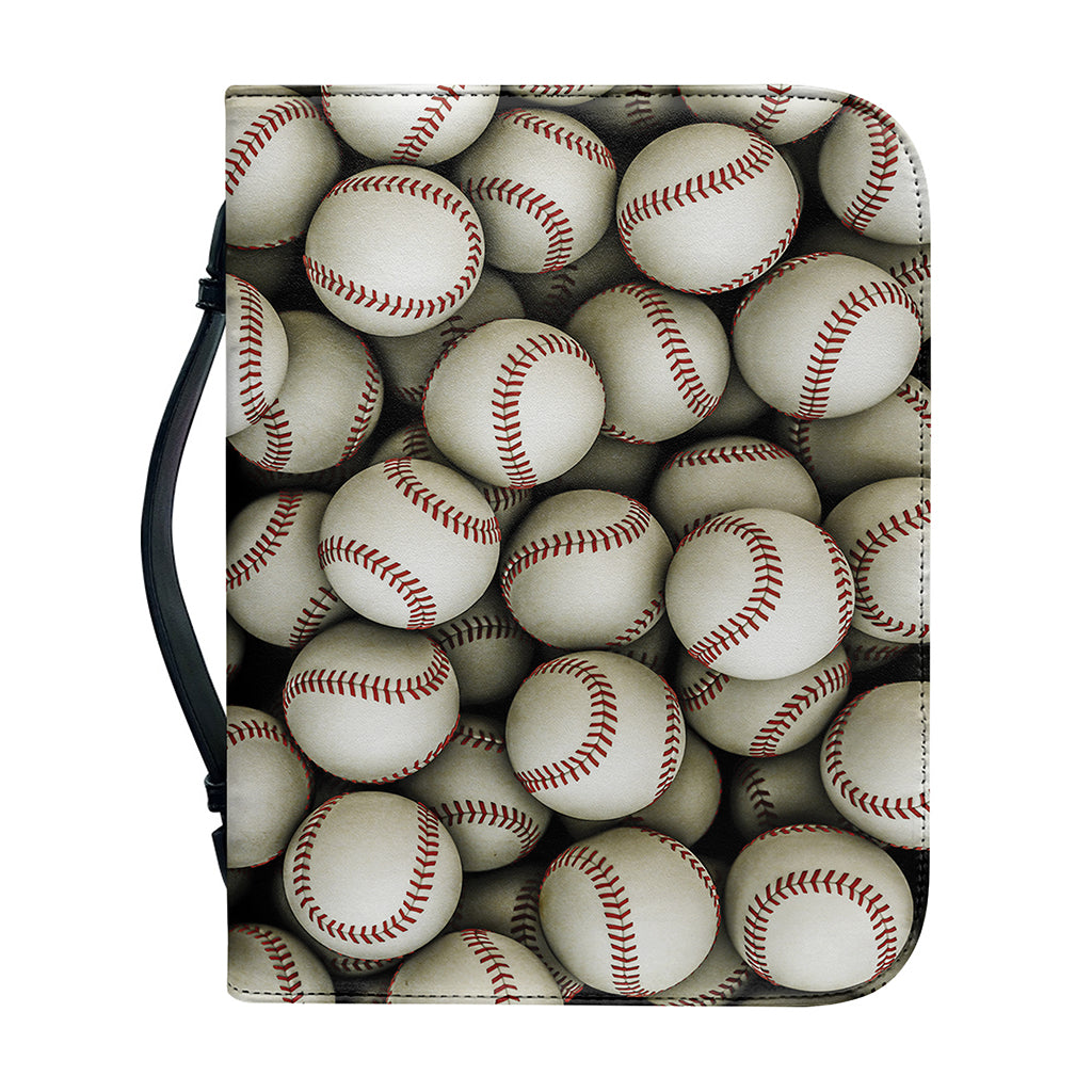 Baseballs 3D Print Leather Bible Cover