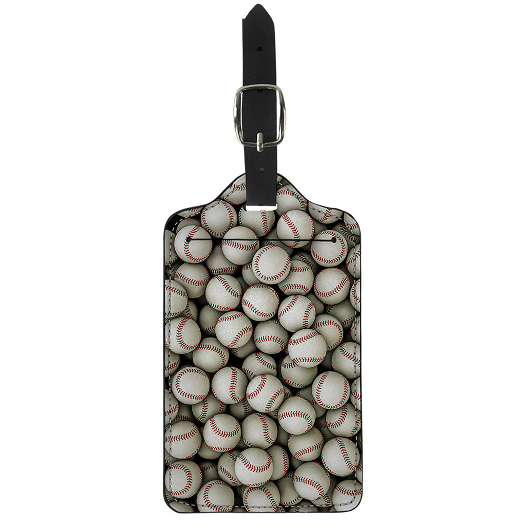 Baseballs 3D Print Luggage Tag