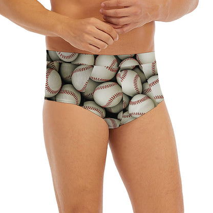 Baseballs 3D Print Men's Briefs