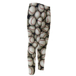 Baseballs 3D Print Men's Compression Pants
