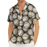 Baseballs 3D Print Men's Deep V-Neck Shirt
