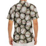 Baseballs 3D Print Men's Deep V-Neck Shirt