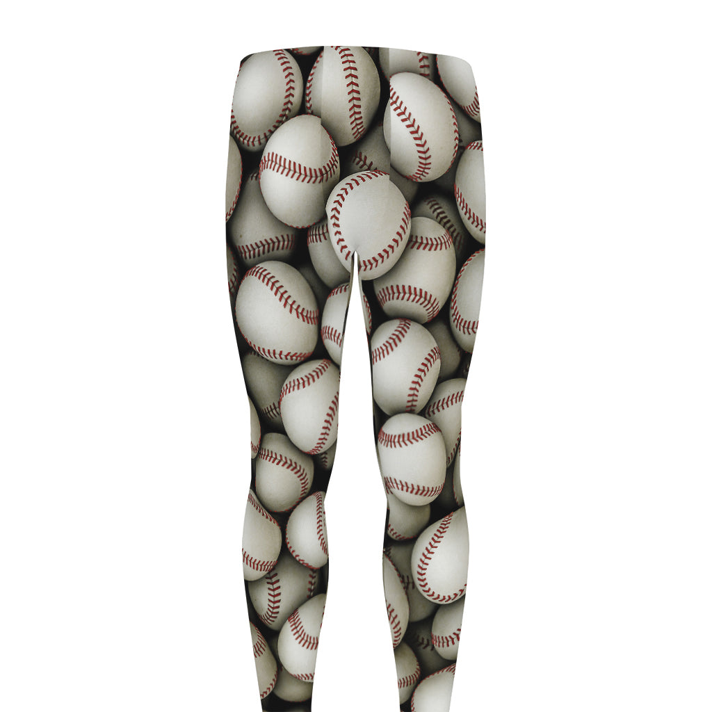 Baseballs 3D Print Men's leggings