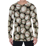 Baseballs 3D Print Men's Long Sleeve T-Shirt