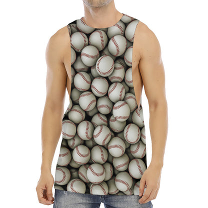 Baseballs 3D Print Men's Muscle Tank Top