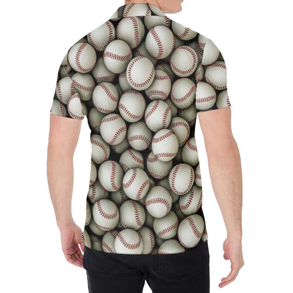 Baseballs 3D Print Men's Shirt