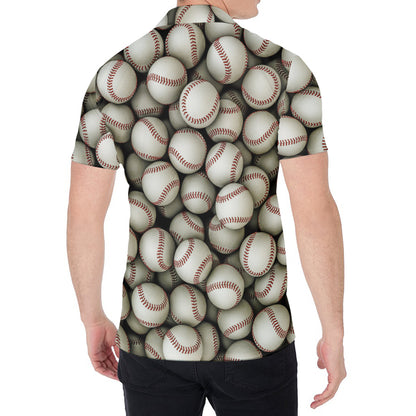 Baseballs 3D Print Men's Shirt