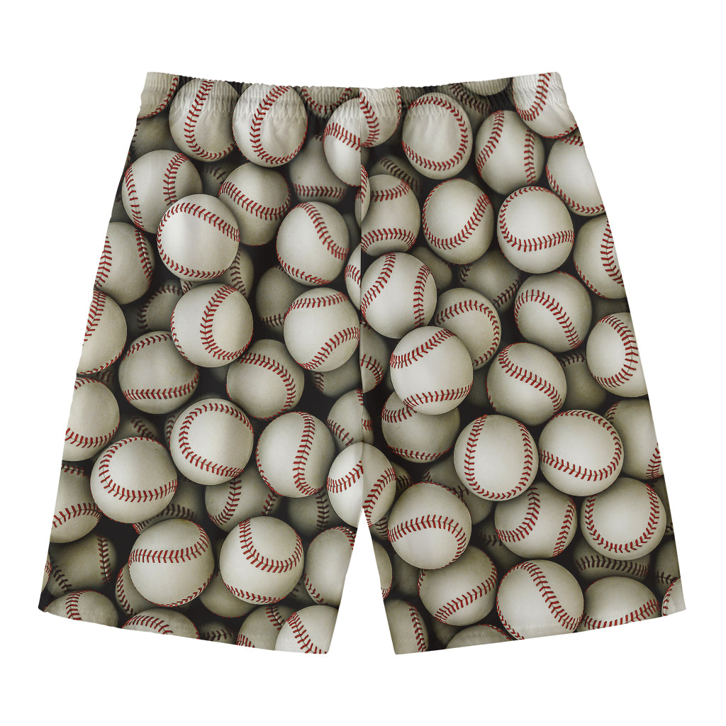 Baseballs 3D Print Men's Swim Trunks