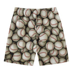 Baseballs 3D Print Men's Swim Trunks