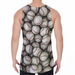 Baseballs 3D Print Men's Velvet Tank Top