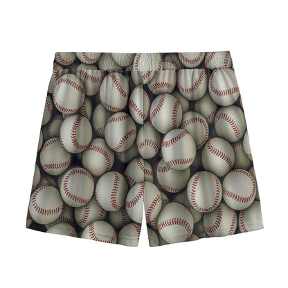 Baseballs 3D Print Mesh Shorts