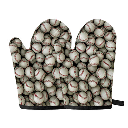Baseballs 3D Print Oven Mitts