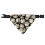 Baseballs 3D Print Over The Collar Dog Bandana
