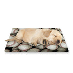 Baseballs 3D Print Pet Cooling Mat Cover