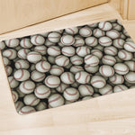 Baseballs 3D Print Polyester Doormat