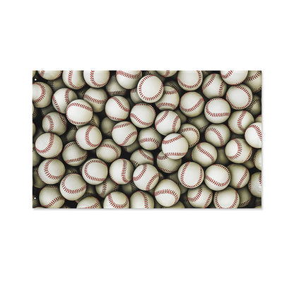 Baseballs 3D Print Polyester Flag