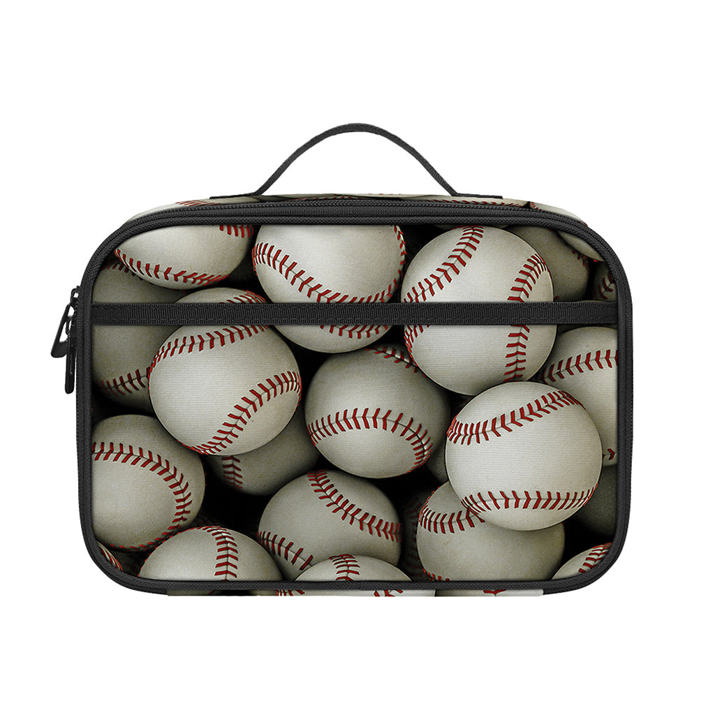Baseballs 3D Print Portable Lunch Bag