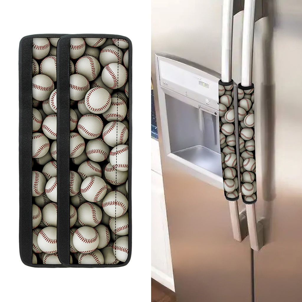 Baseballs 3D Print Refrigerator Handle Covers