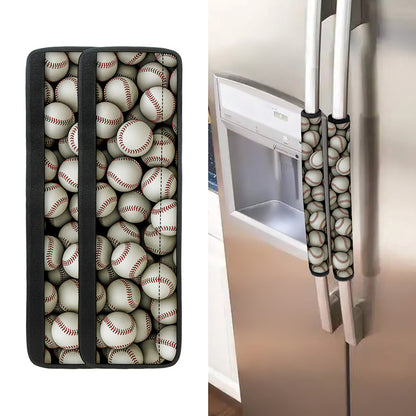 Baseballs 3D Print Refrigerator Handle Covers