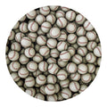 Baseballs 3D Print Round Blanket