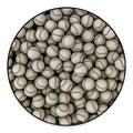 Baseballs 3D Print Round Floor Mat