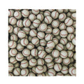 Baseballs 3D Print Silk Bandana