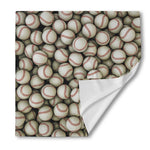 Baseballs 3D Print Silk Bandana
