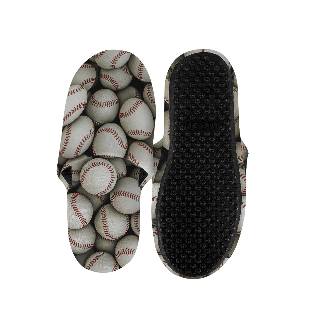 Baseballs 3D Print Slippers