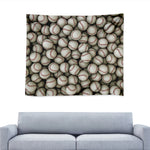 Baseballs 3D Print Tapestry