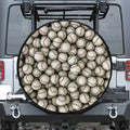 Baseballs 3D Print Tire Cover
