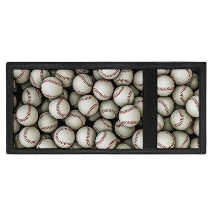 Baseballs 3D Print Trifold Wallet